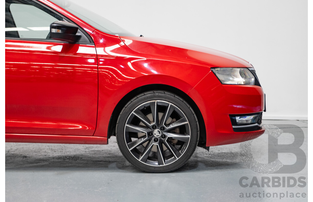 03/2018 Skoda Rapid  92 TSI NH MY18 4D Wagon Corrida Red Turbo 1.4L
