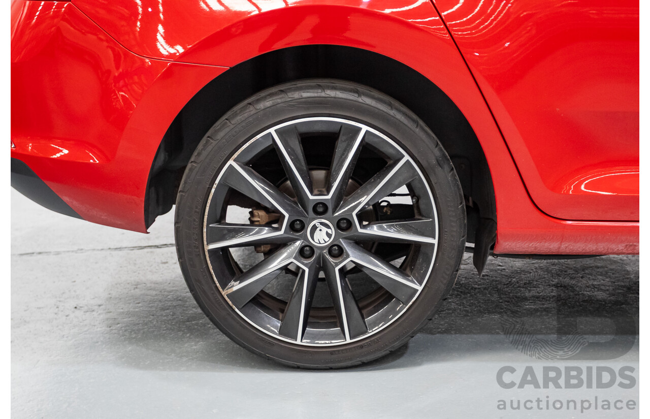 03/2018 Skoda Rapid  92 TSI NH MY18 4D Wagon Corrida Red Turbo 1.4L