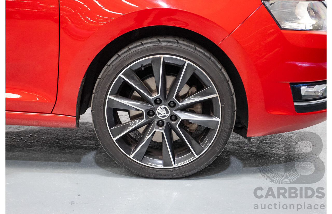 03/2018 Skoda Rapid  92 TSI NH MY18 4D Wagon Corrida Red Turbo 1.4L