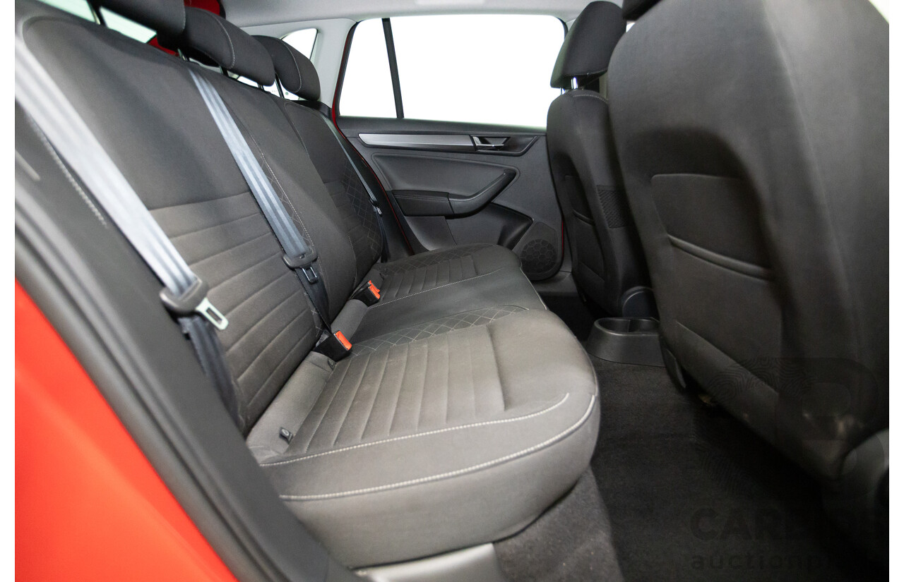 03/2018 Skoda Rapid  92 TSI NH MY18 4D Wagon Corrida Red Turbo 1.4L