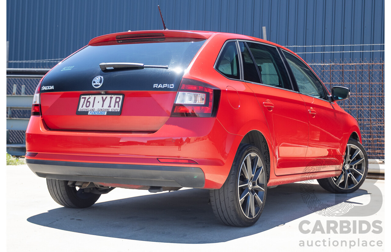 03/2018 Skoda Rapid 92 TSI NH MY18 4D Wagon Corrida Red Turbo 1.4L