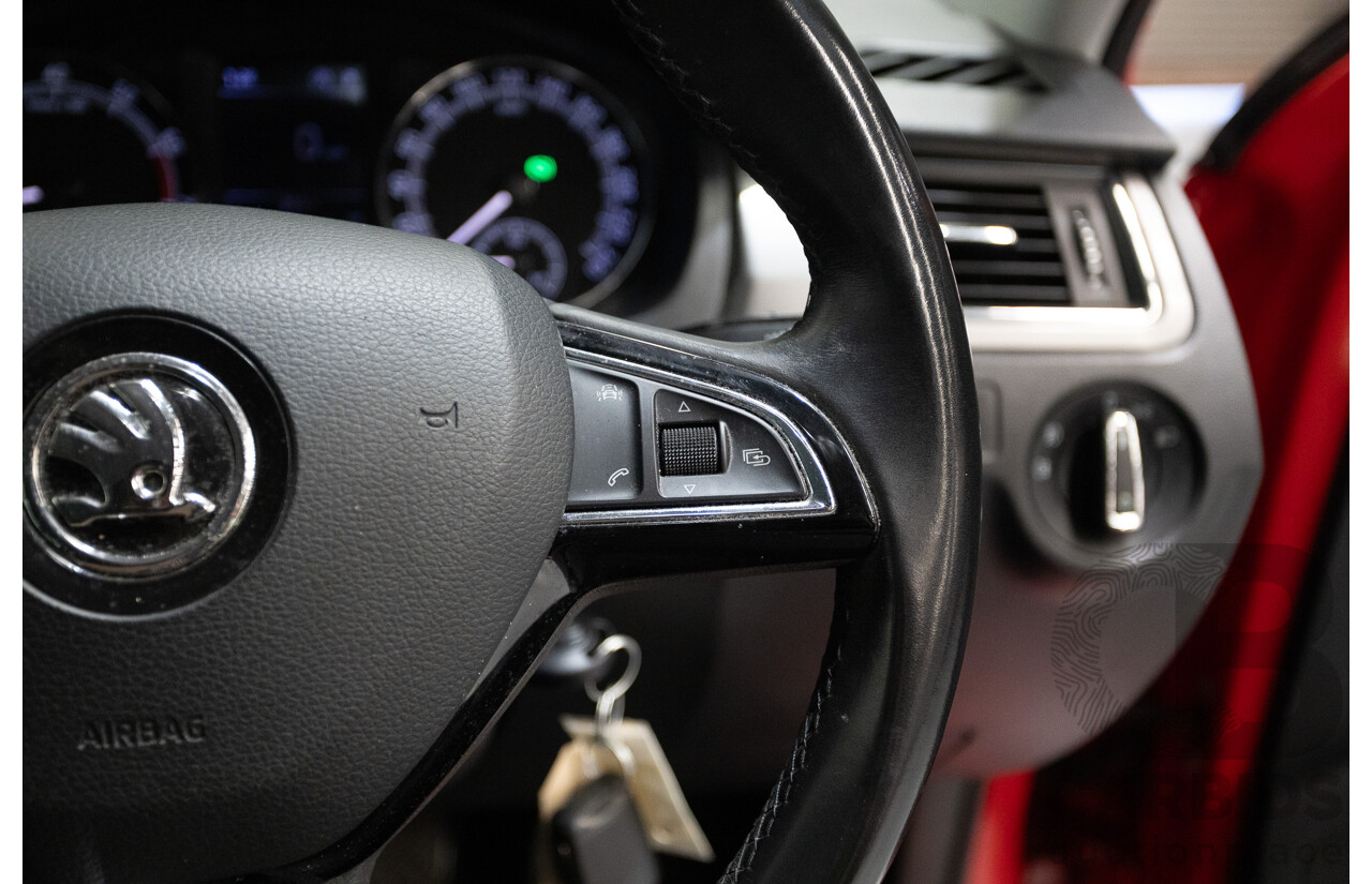 03/2018 Skoda Rapid  92 TSI NH MY18 4D Wagon Corrida Red Turbo 1.4L