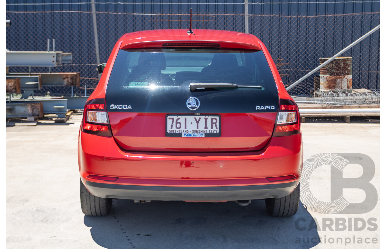 03/2018 Skoda Rapid 92 TSI NH MY18 4D Wagon Corrida Red Turbo 1.4L