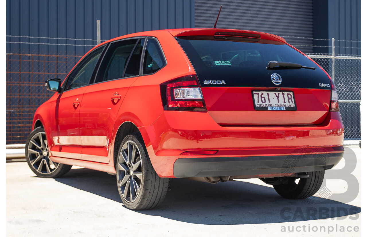 03/2018 Skoda Rapid 92 TSI NH MY18 4D Wagon Corrida Red Turbo 1.4L