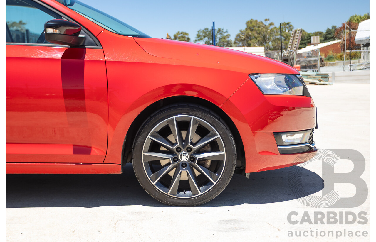 03/2018 Skoda Rapid  92 TSI NH MY18 4D Wagon Corrida Red Turbo 1.4L