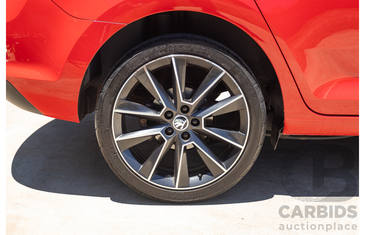 03/2018 Skoda Rapid  92 TSI NH MY18 4D Wagon Corrida Red Turbo 1.4L