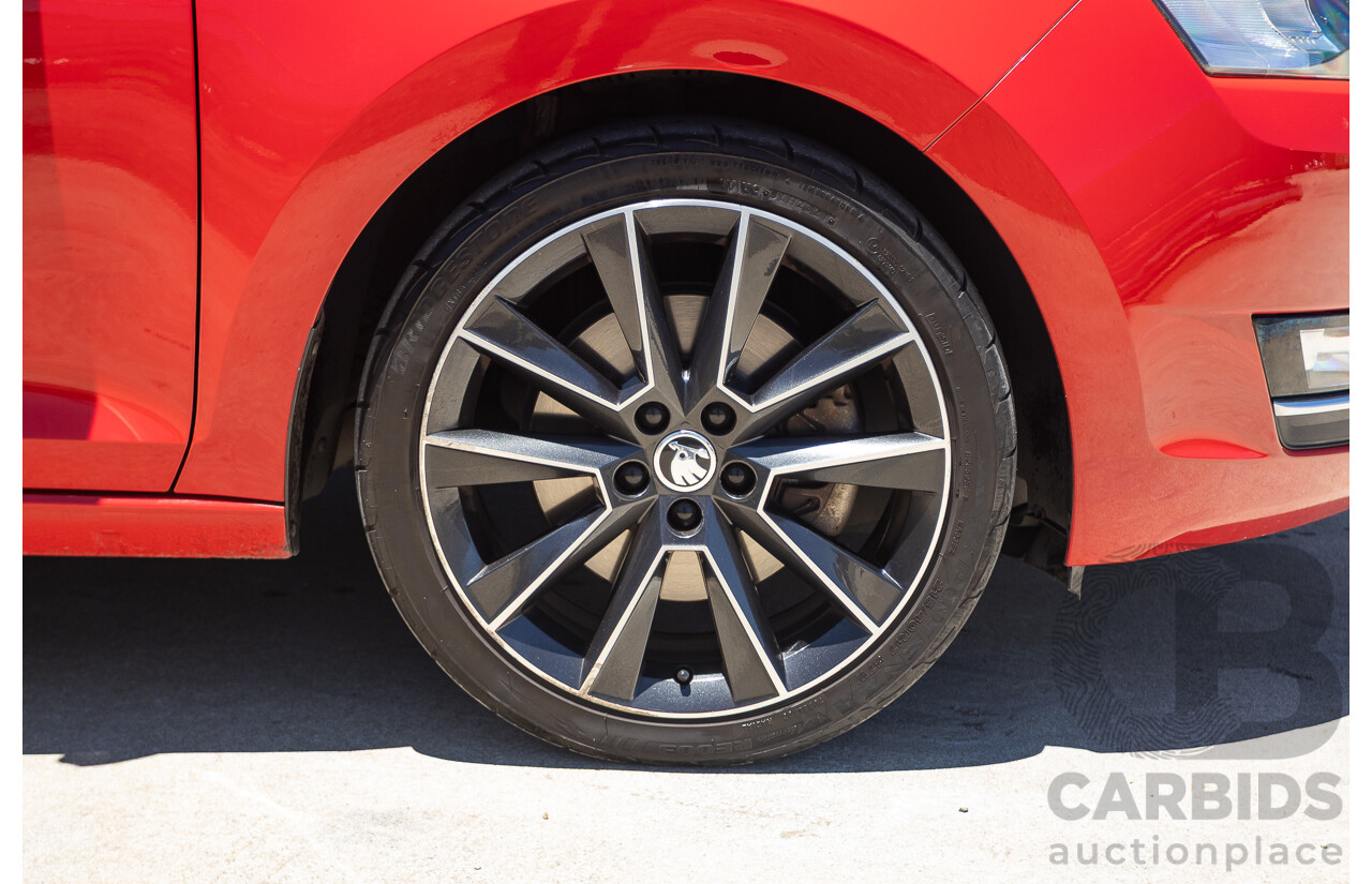 03/2018 Skoda Rapid  92 TSI NH MY18 4D Wagon Corrida Red Turbo 1.4L