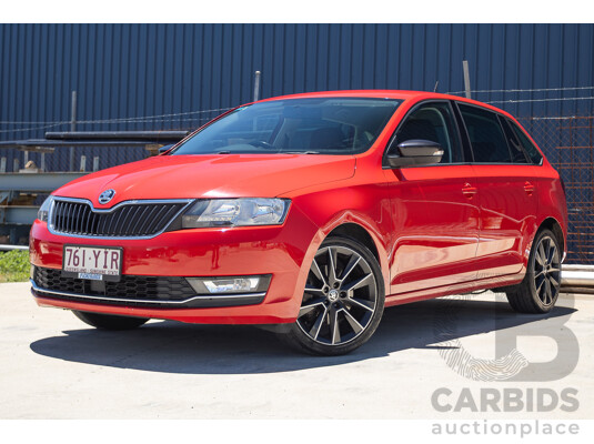 03/2018 Skoda Rapid  92 TSI NH MY18 4D Wagon Corrida Red Turbo 1.4L
