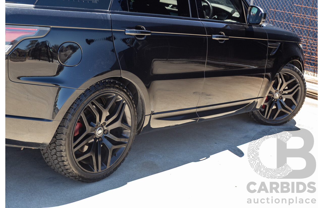 9/2015 Land Rover Range Rover Sport SDV8 HSE Dynamic LW MY16 4d Wagon Santorini Black V8 4.4L