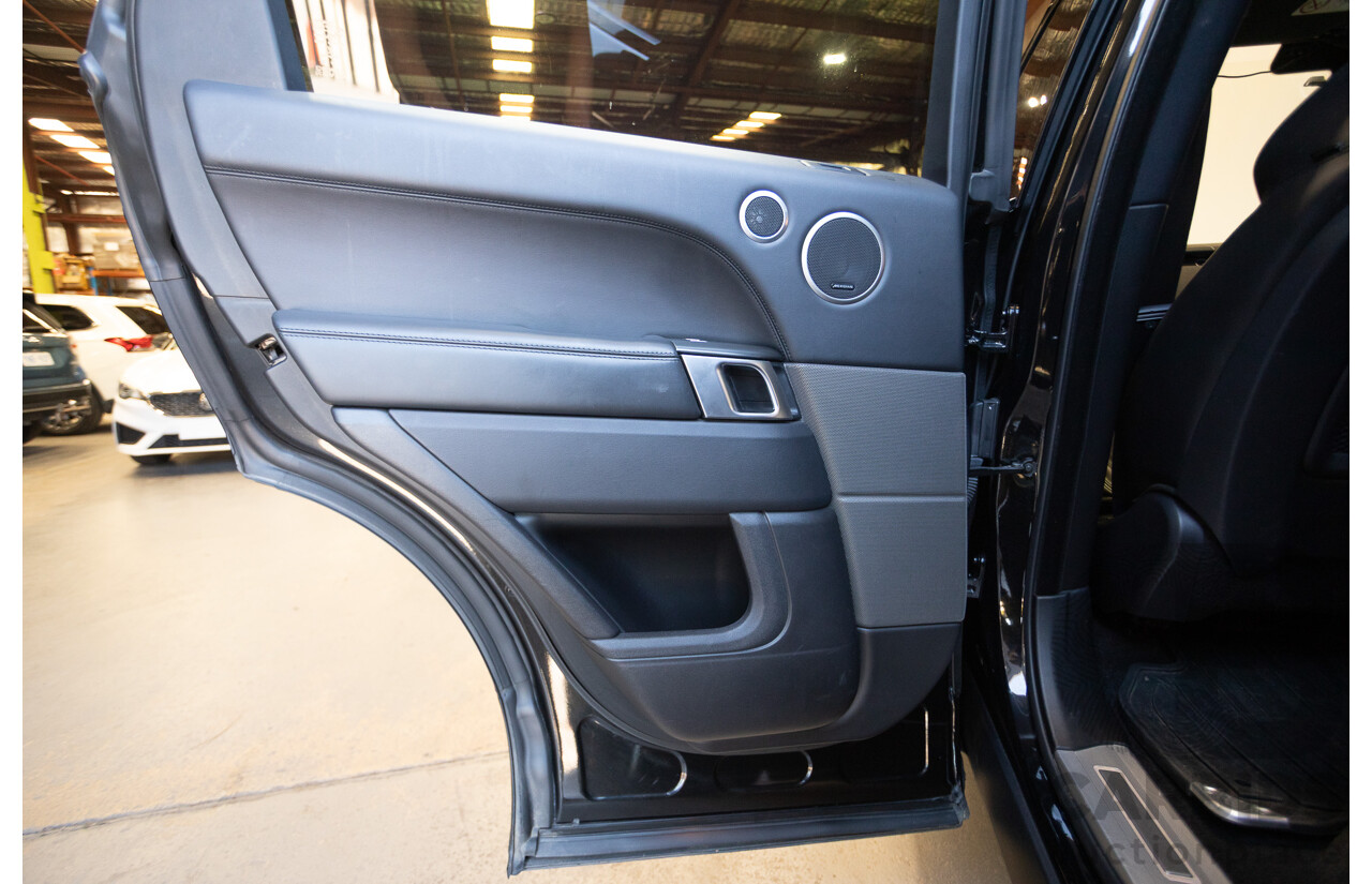 9/2015 Land Rover Range Rover Sport SDV8 HSE Dynamic LW MY16 4d Wagon Santorini Black V8 4.4L