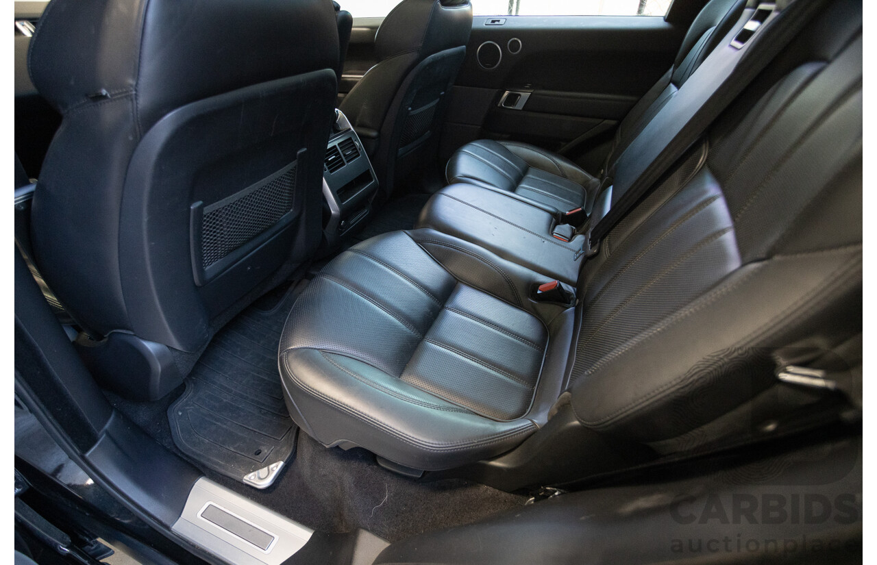 9/2015 Land Rover Range Rover Sport SDV8 HSE Dynamic LW MY16 4d Wagon Santorini Black V8 4.4L