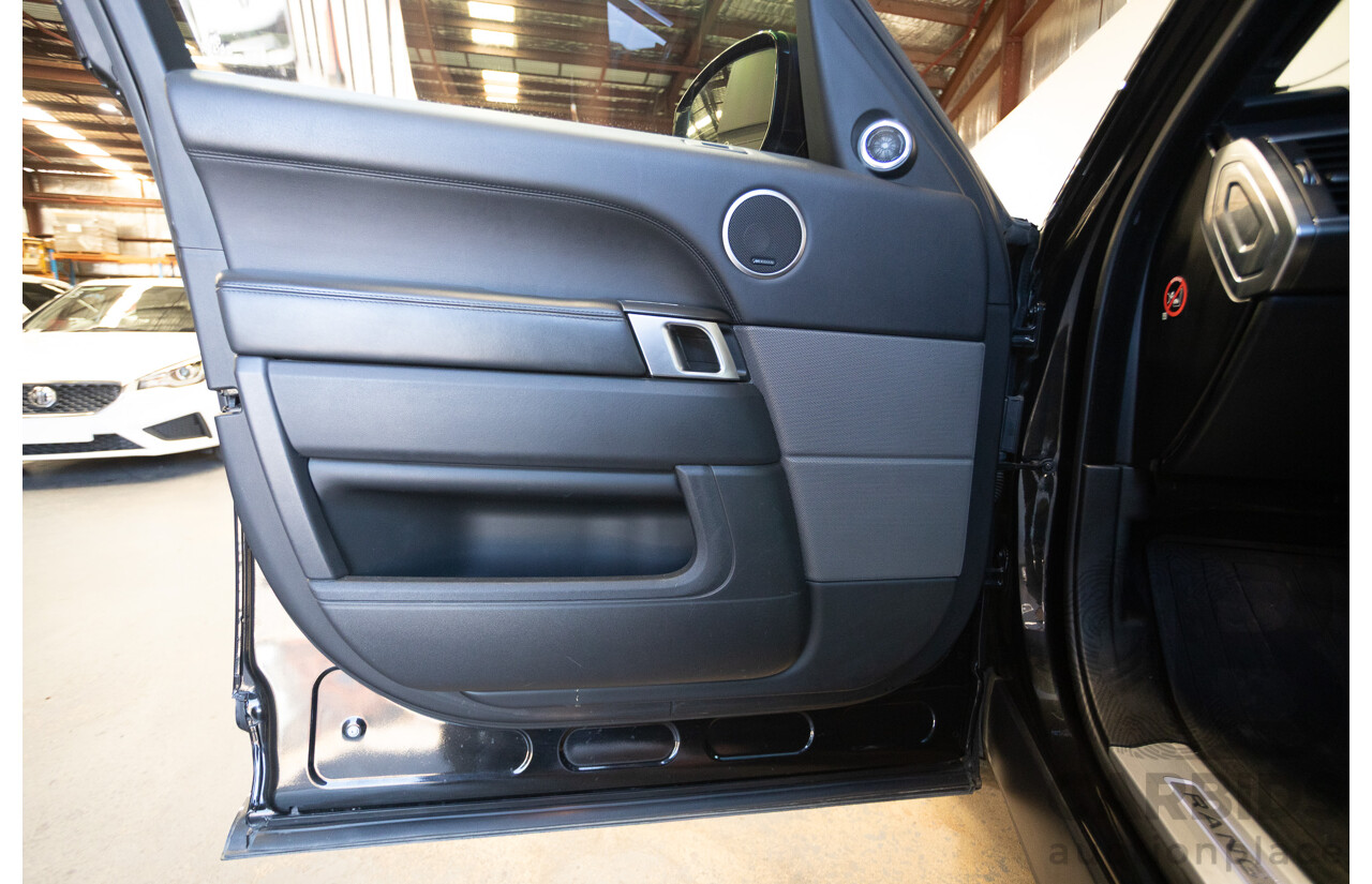 9/2015 Land Rover Range Rover Sport SDV8 HSE Dynamic LW MY16 4d Wagon Santorini Black V8 4.4L