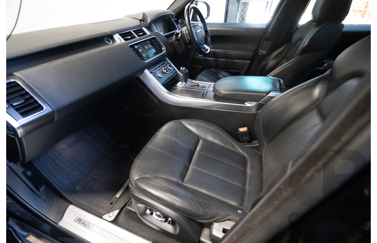 9/2015 Land Rover Range Rover Sport SDV8 HSE Dynamic LW MY16 4d Wagon Santorini Black V8 4.4L