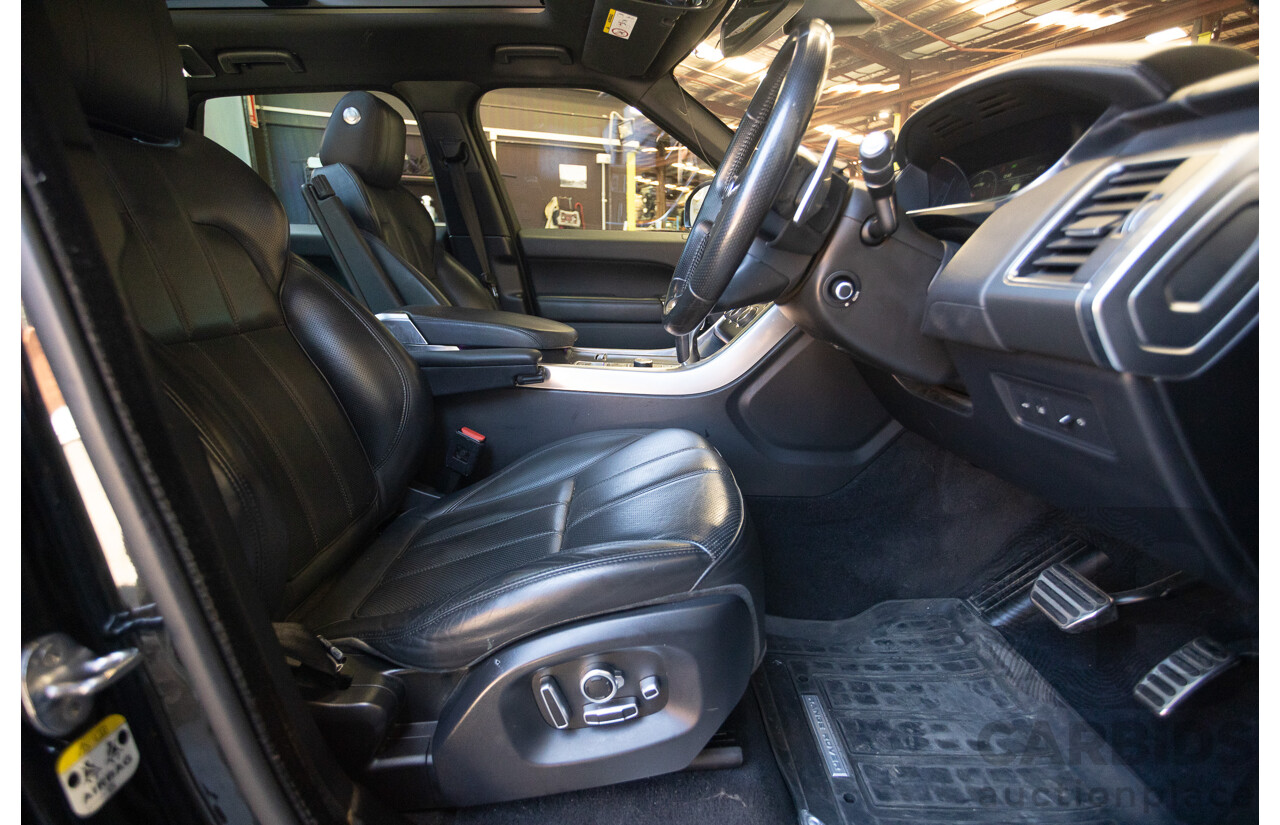 9/2015 Land Rover Range Rover Sport SDV8 HSE Dynamic LW MY16 4d Wagon Santorini Black V8 4.4L