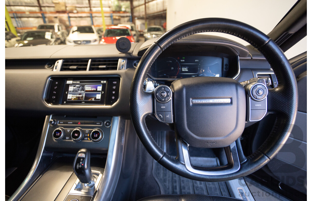 9/2015 Land Rover Range Rover Sport SDV8 HSE Dynamic LW MY16 4d Wagon Santorini Black V8 4.4L