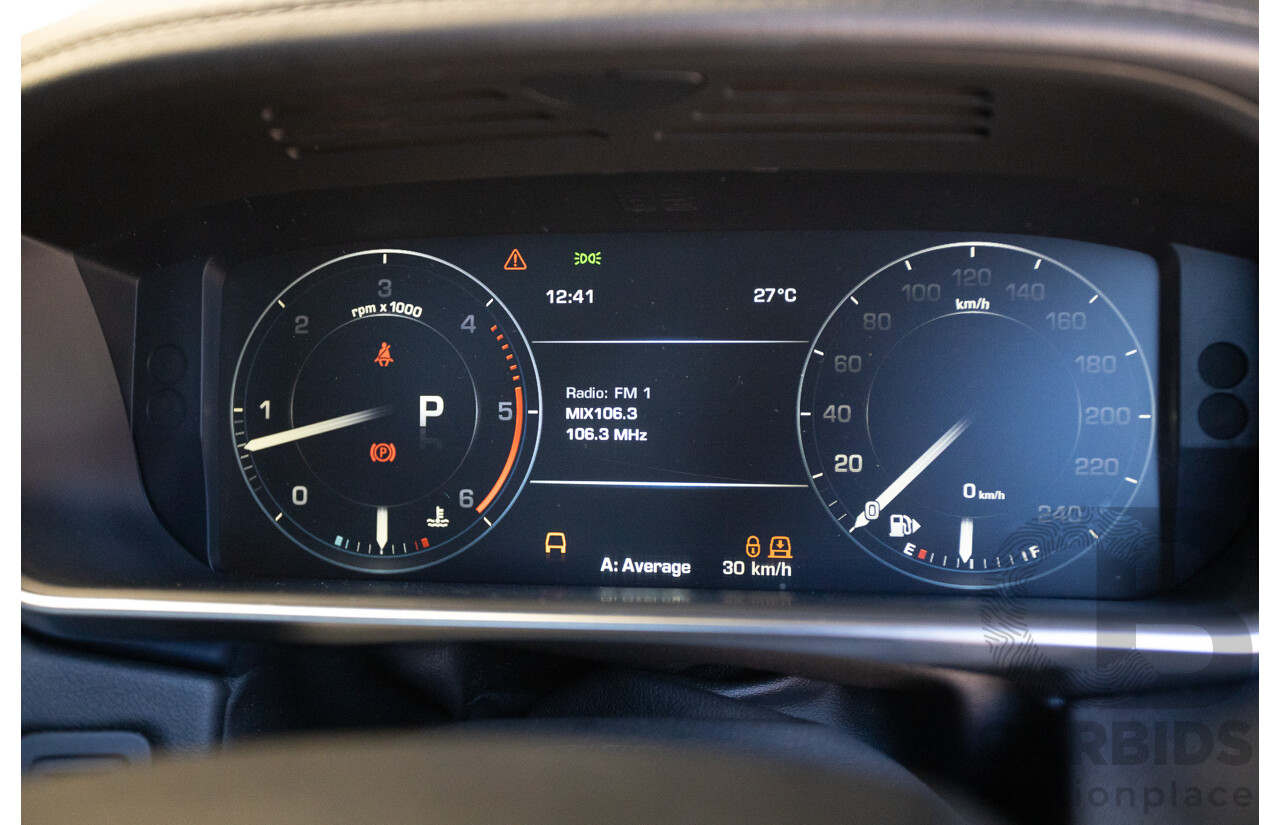 9/2015 Land Rover Range Rover Sport SDV8 HSE Dynamic LW MY16 4d Wagon Santorini Black V8 4.4L