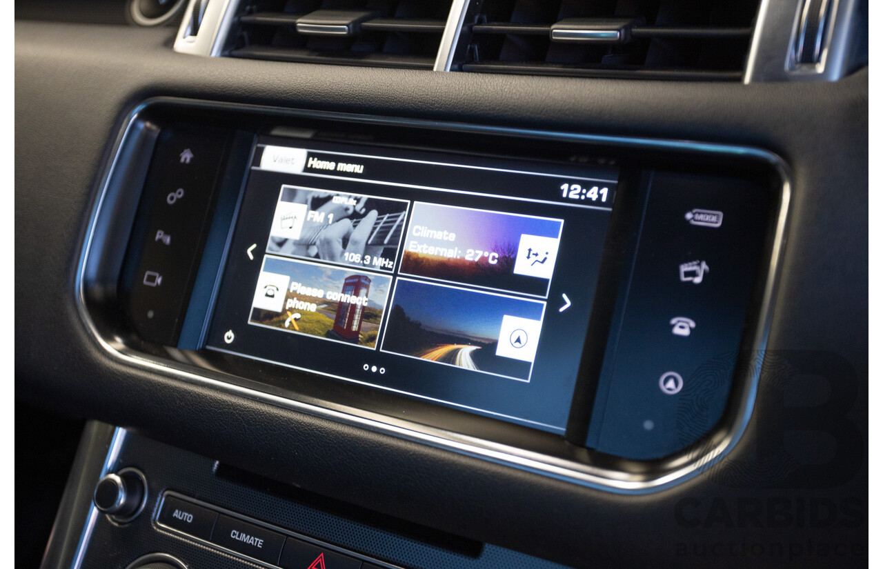 9/2015 Land Rover Range Rover Sport SDV8 HSE Dynamic LW MY16 4d Wagon Santorini Black V8 4.4L