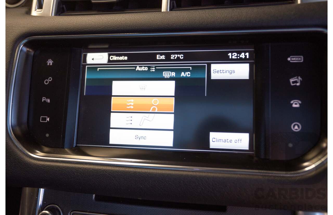 9/2015 Land Rover Range Rover Sport SDV8 HSE Dynamic LW MY16 4d Wagon Santorini Black V8 4.4L