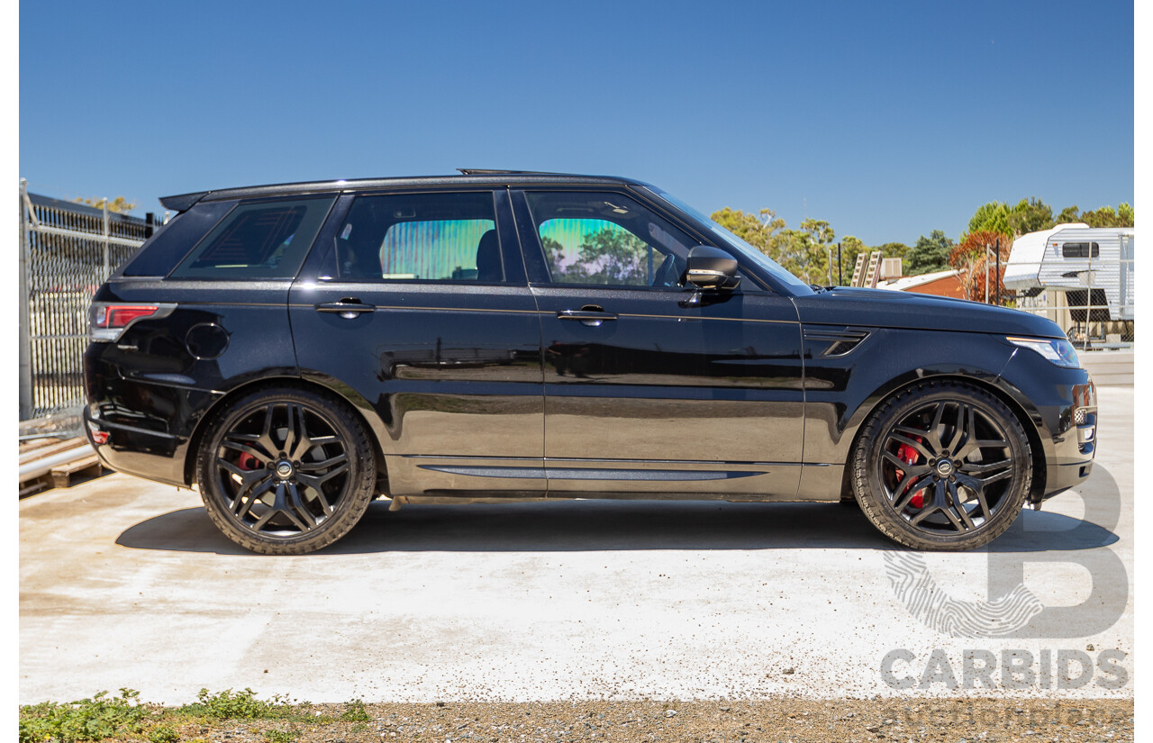 9/2015 Land Rover Range Rover Sport SDV8 HSE Dynamic LW MY16 4d Wagon Santorini Black V8 4.4L