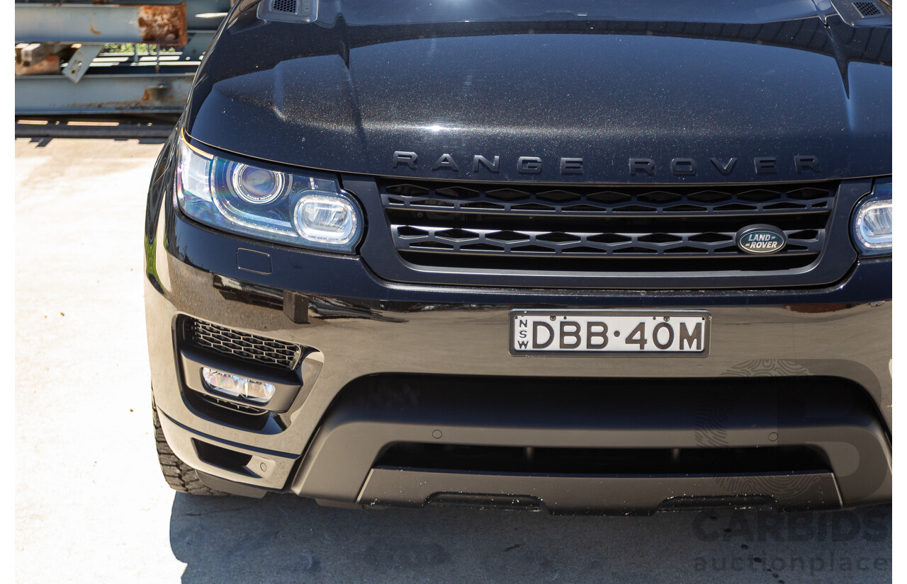9/2015 Land Rover Range Rover Sport SDV8 HSE Dynamic LW MY16 4d Wagon Santorini Black V8 4.4L