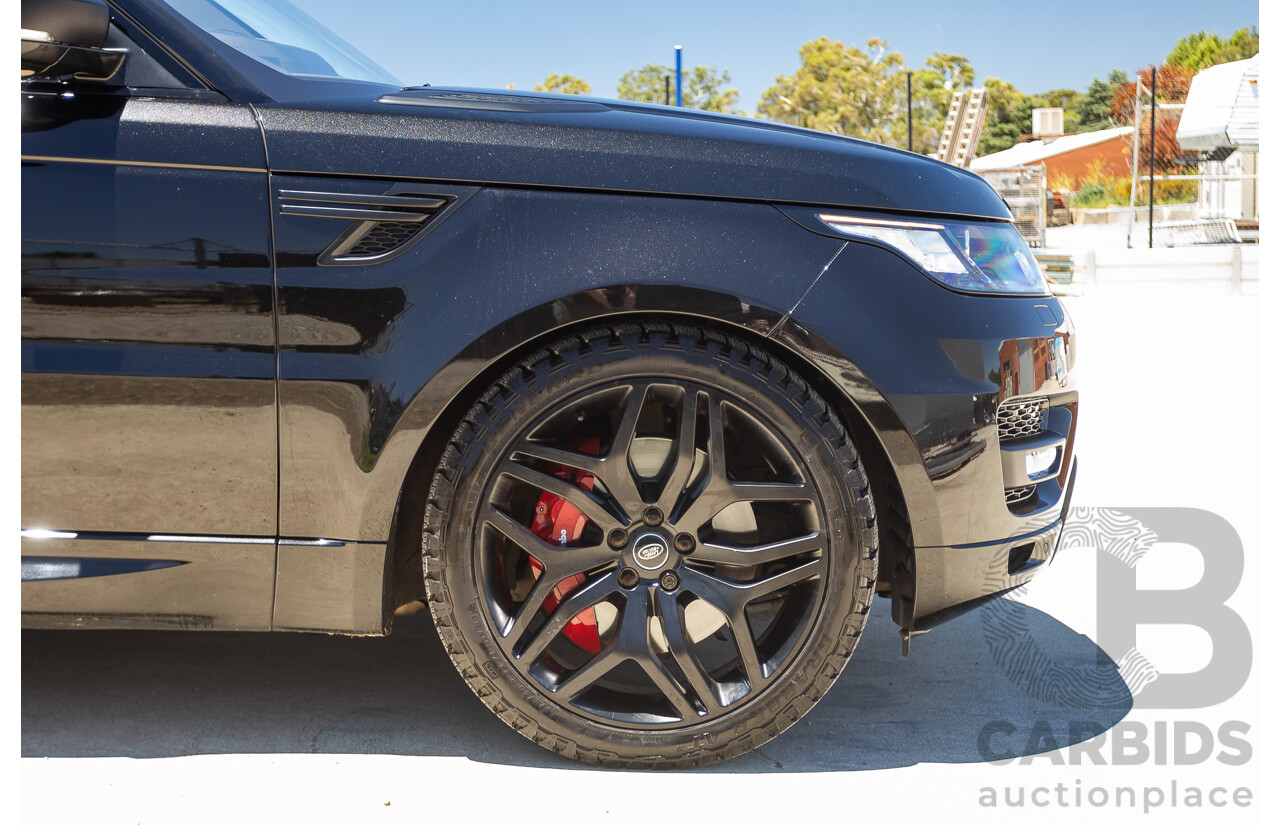 9/2015 Land Rover Range Rover Sport SDV8 HSE Dynamic LW MY16 4d Wagon Santorini Black V8 4.4L
