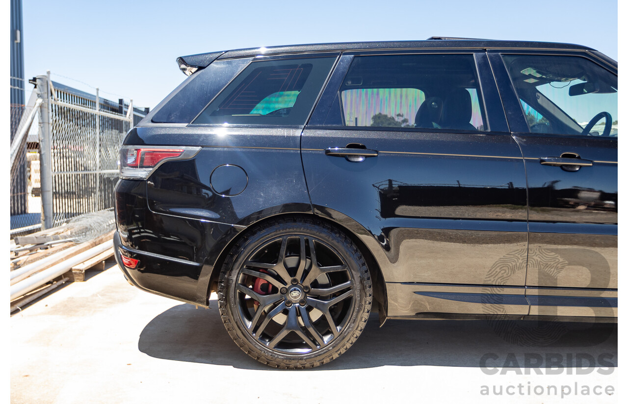 9/2015 Land Rover Range Rover Sport SDV8 HSE Dynamic LW MY16 4d Wagon Santorini Black V8 4.4L