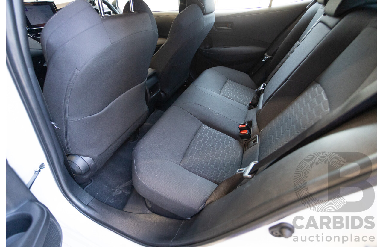 11/2024 Toyota Corolla Ascent Sport Hybrid ZWE219R 5D Hatchback Glacier White 1.8L - 70kw Hybrid