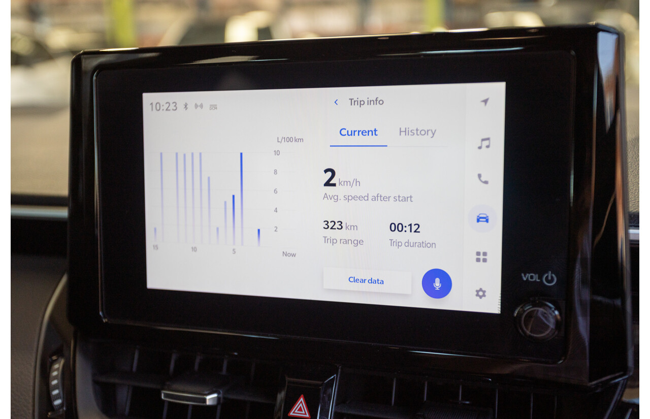 11/2024 Toyota Corolla Ascent Sport Hybrid ZWE219R 5D Hatchback Glacier White 1.8L - 70kw Hybrid