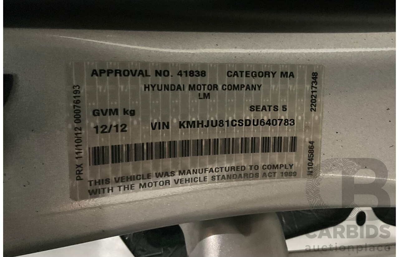 12/2012 Hyundai iX35 Elite (AWD) LM MY13 4d Wagon Sleek Silver Metallic 2.4L