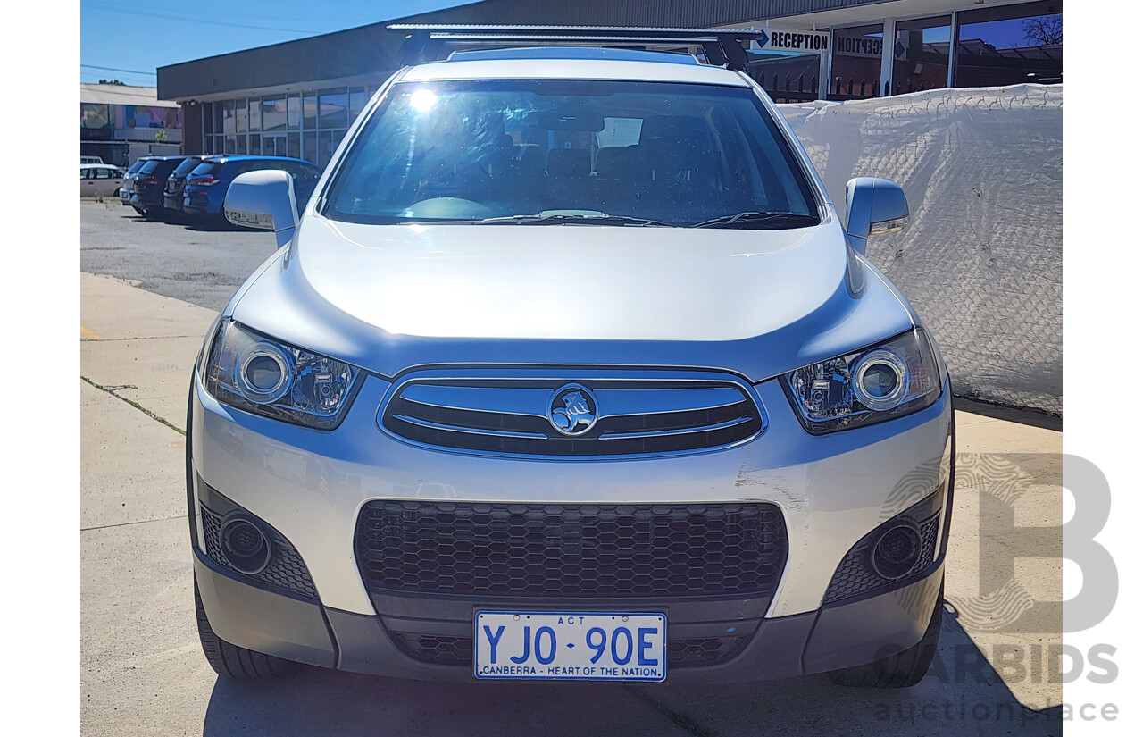 12/2013 Holden Captiva 7 SX (fwd) CG MY13 4d Wagon Silver 2.4L