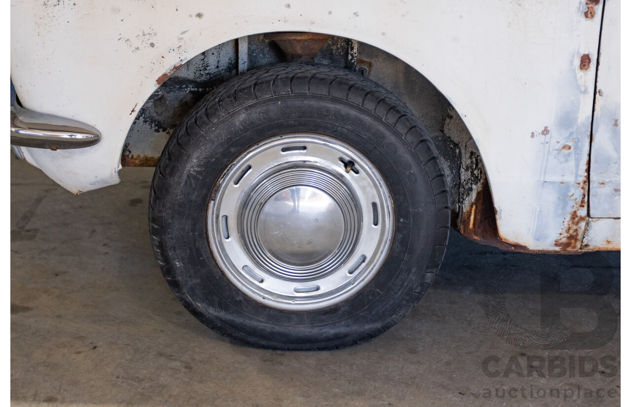 Circa 1969 Toyota Corolla KE16 2d Wagon White 1.1L