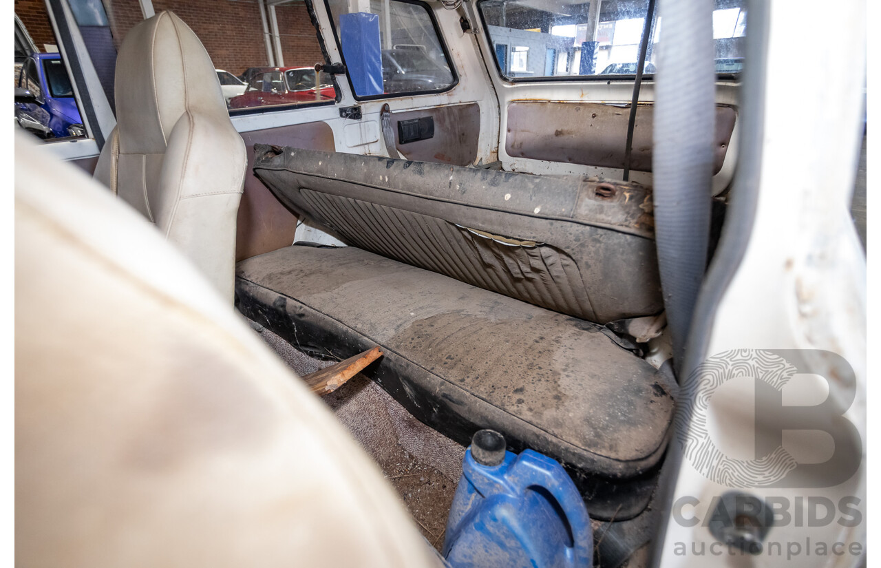 Circa 1969 Toyota Corolla KE16 2d Wagon White 1.1L