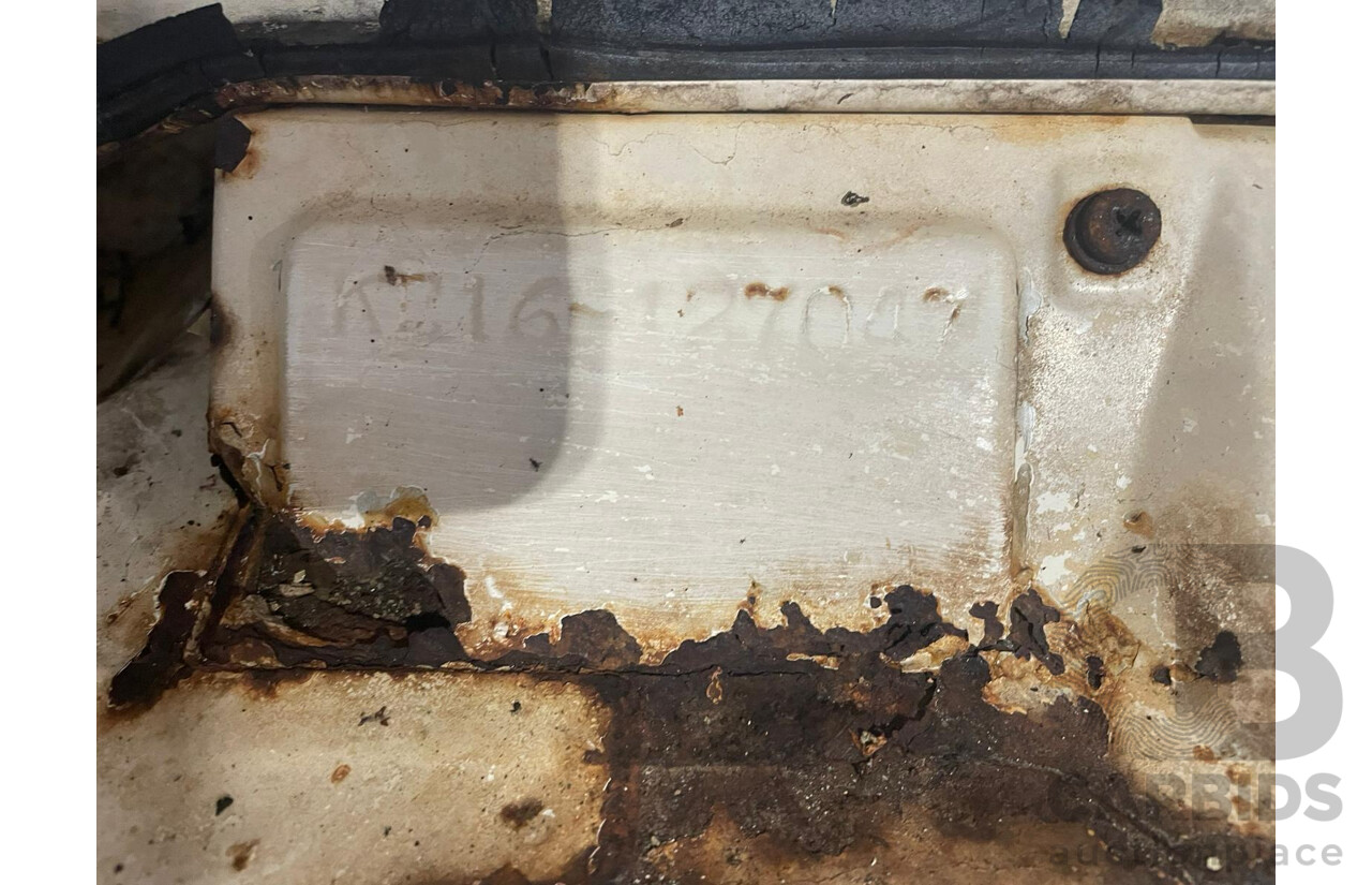 Circa 1969 Toyota Corolla KE16 2d Wagon White 1.1L