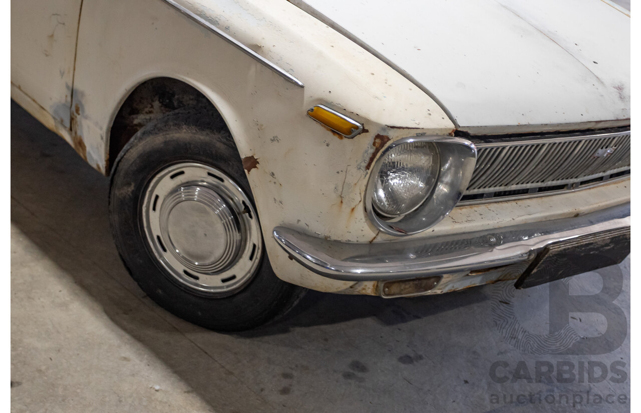 Circa 1969 Toyota Corolla KE16 2d Wagon White 1.1L