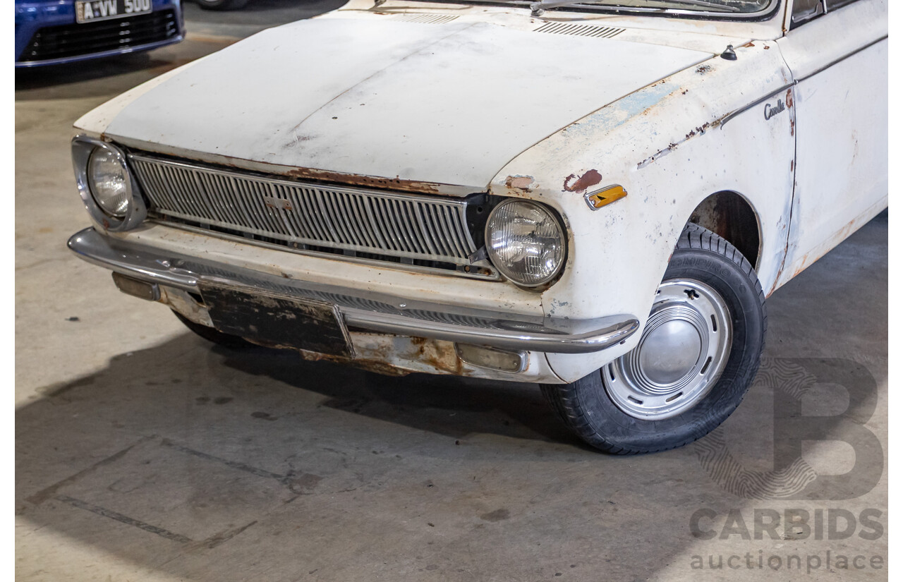 Circa 1969 Toyota Corolla KE16 2d Wagon White 1.1L