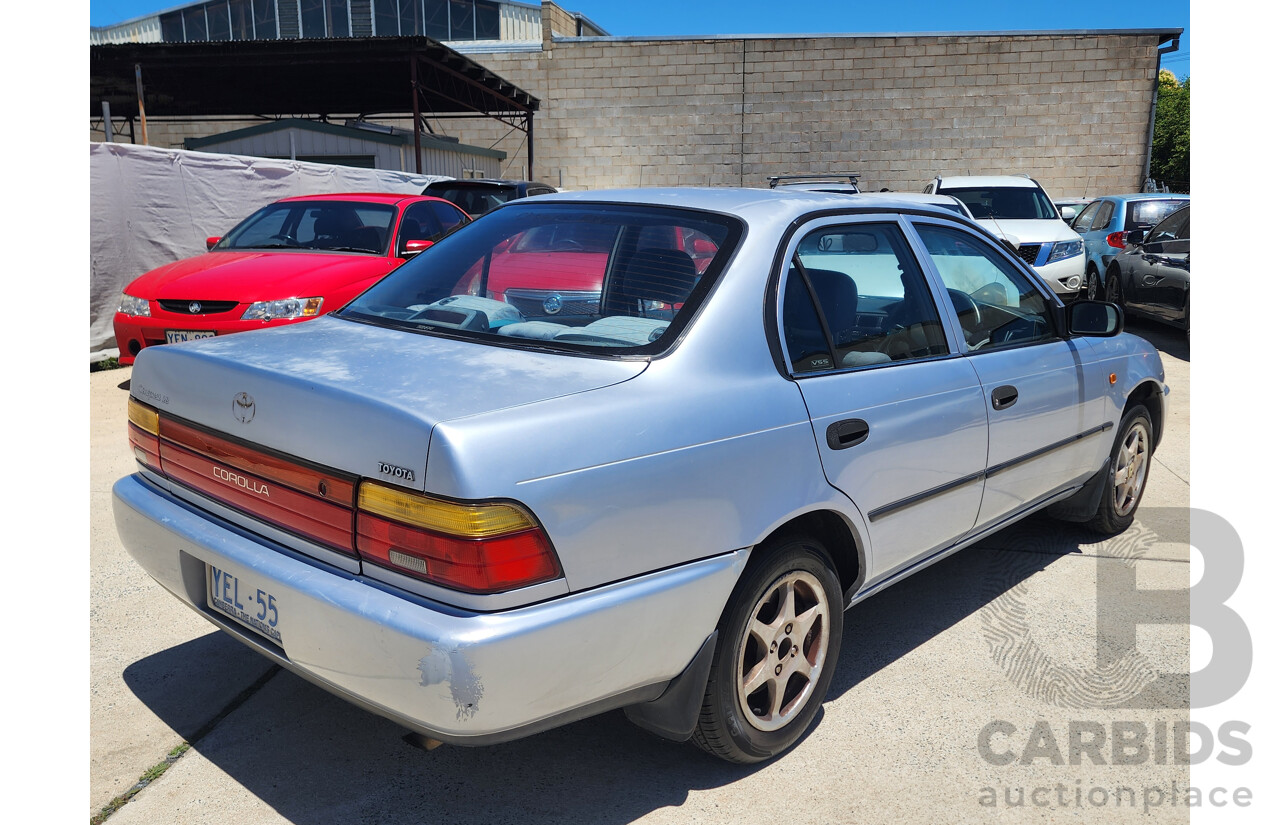 3/1997 Toyota Corolla Conquest AE102R 4d Sedan Silver 1.8L