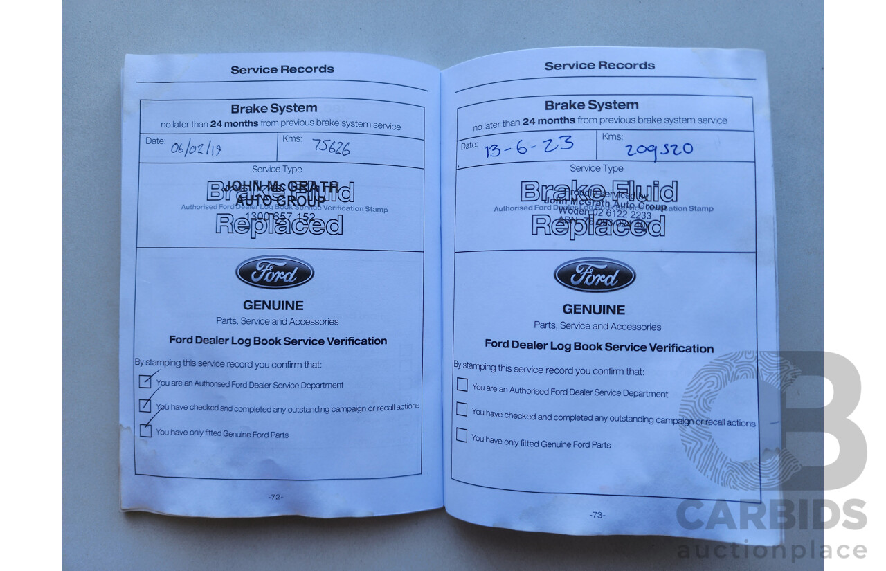 6/2016 Ford Ranger XLS 3.2 (4x4) PX MKII Dual Cab Utility White 3.2L