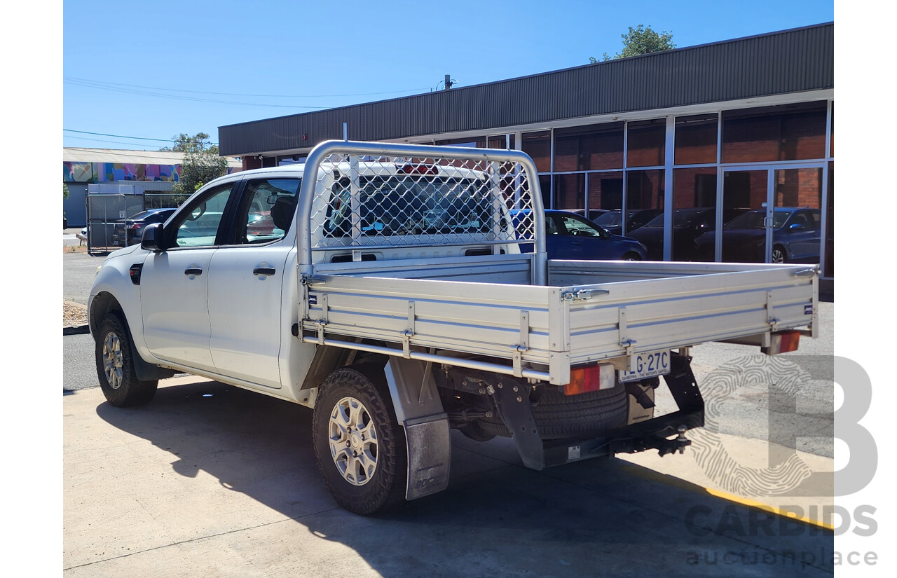 6/2016 Ford Ranger XLS 3.2 (4x4) PX MKII Dual Cab Utility White 3.2L