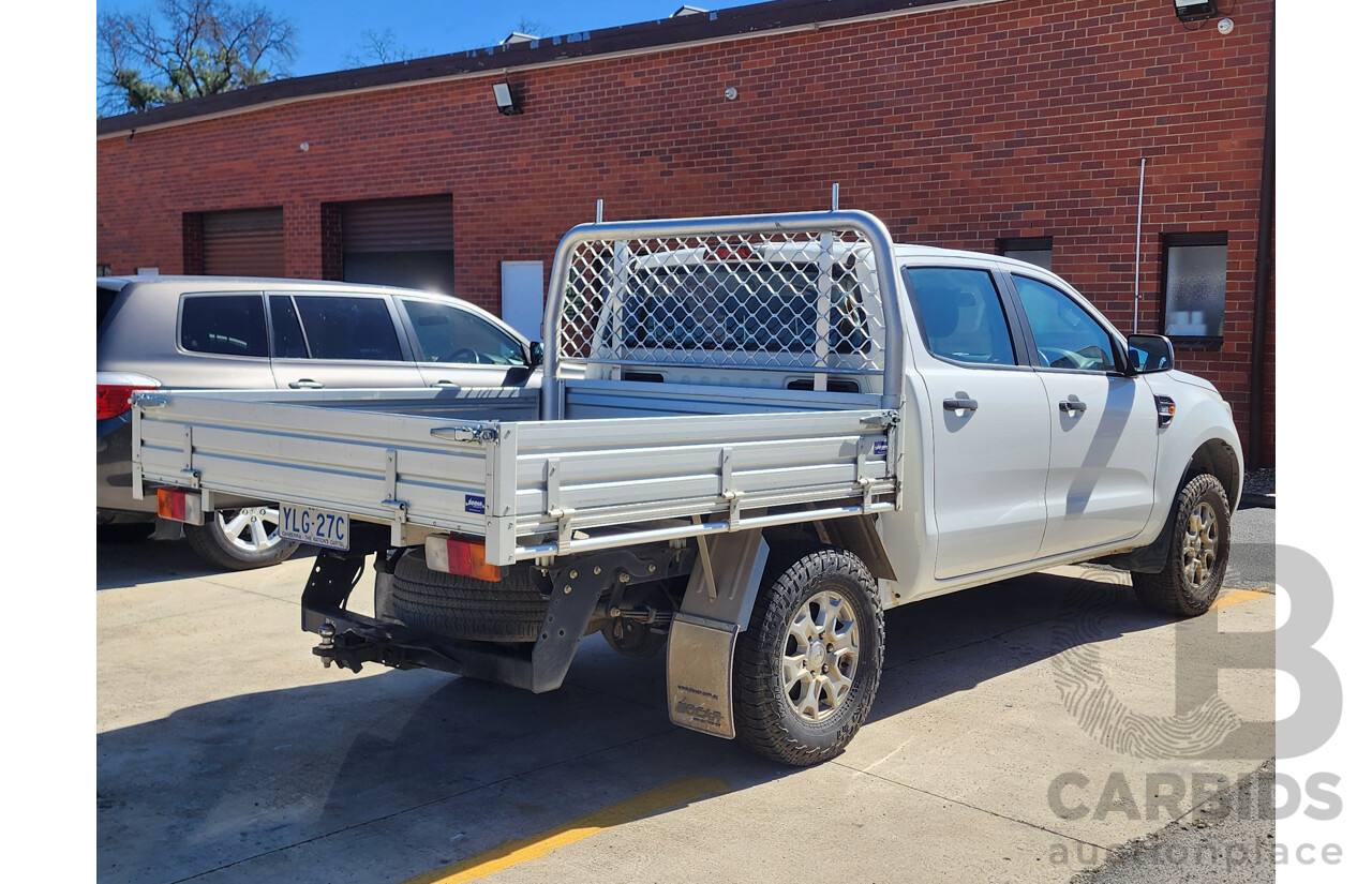6/2016 Ford Ranger XLS 3.2 (4x4) PX MKII Dual Cab Utility White 3.2L