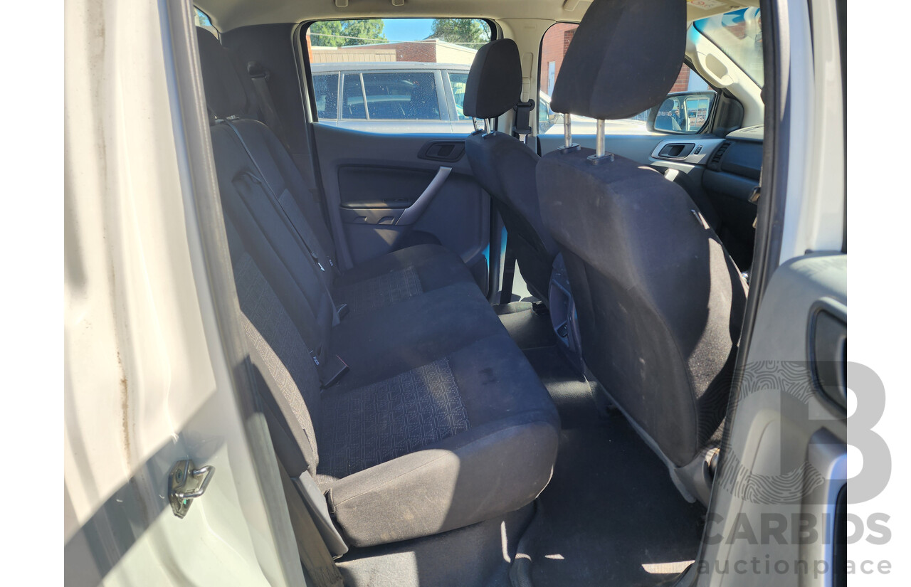 6/2016 Ford Ranger XLS 3.2 (4x4) PX MKII Dual Cab Utility White 3.2L