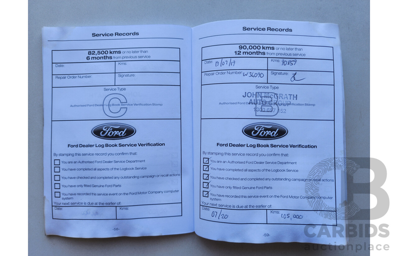 6/2016 Ford Ranger XLS 3.2 (4x4) PX MKII Dual Cab Utility White 3.2L