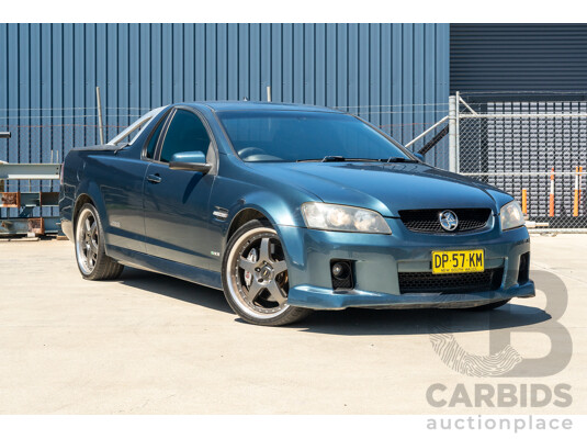 6/2009 Holden Commodore SS-V VE MY09.5 Utility Karma Blue V8 6.0L