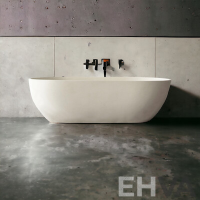 Stone Bath - Black Terrazzo  (150L X 70W X 50H ) - ORP $3,800.00
