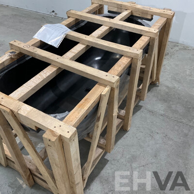 Stone Bath - Black Terrazzo  (150L X 70W X 50H ) - ORP $3,800.00