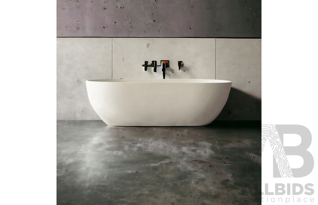Stone Bath - Black Terrazzo  (150L X 70W X 50H ) - ORP $3,800.00