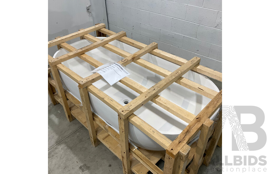 Stone Bath - White (170L X 80W X 52H ) - ORP $4,000.00