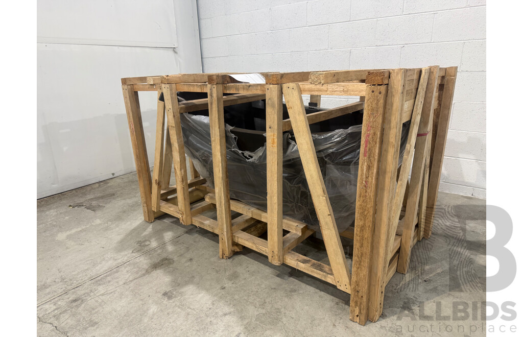 Stone Bath - Black Terrazzo (150L X 85W) - ORP $3,800.00