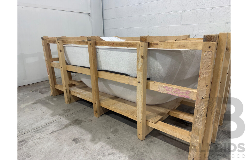 Stone Composite Bath - Charcoal Terrazzo (170L X 80W ) - ORP $4,000.00