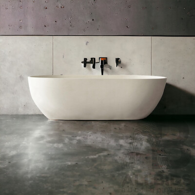Stone Bath - Black Terrazzo  (150L X 70W X 50H ) - ORP $3,800.00