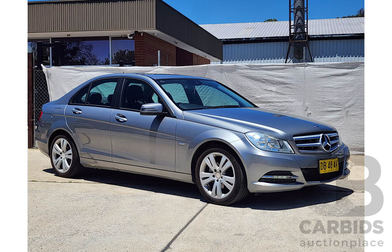 9/2011 Mercedes-Benz C200 CDI BE W204 MY11 4d Sedan Silver Turbo Diesel 2.1L